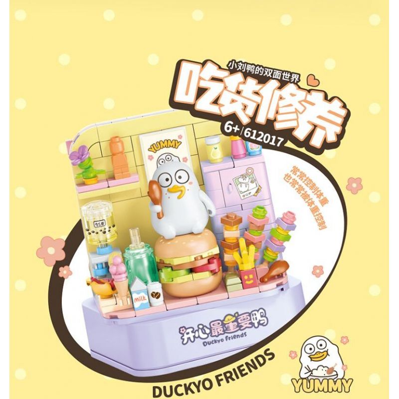 SEMBO 612016 THẾ GIỚI HAI MẶT CỦA XIAO LIUYA LÀM GIÀU NHỜ GẠCH VÀ VỮA bộ đồ chơi xếp lắp ráp ghép mô hình 338 khối