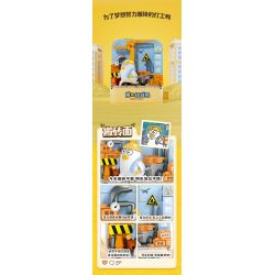 SEMBO 612017 THẾ GIỚI KÉP CỦA XIAO LIUYA SỰ TU LUYỆN MỘT NGƯỜI THÍCH ĂN UỐNG bộ đồ chơi xếp lắp ráp ghép mô hình 385 khối