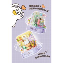 SEMBO 612017 THẾ GIỚI KÉP CỦA XIAO LIUYA SỰ TU LUYỆN MỘT NGƯỜI THÍCH ĂN UỐNG bộ đồ chơi xếp lắp ráp ghép mô hình 385 khối