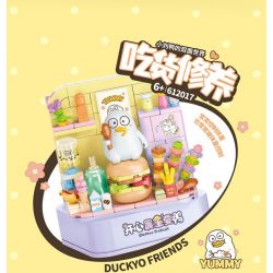 SEMBO 612017 THẾ GIỚI KÉP CỦA XIAO LIUYA SỰ TU LUYỆN MỘT NGƯỜI THÍCH ĂN UỐNG bộ đồ chơi xếp lắp ráp ghép mô hình 385 khối