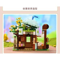 KEEPPLEY K28020 28020 CẢNH ĐƯỜNG PHỐ DỄ THƯƠNG CHÚ MÈO THAM LAM CỬA HÀNG BÁNH MUPPET bộ đồ chơi xếp lắp ráp ghép mô hình