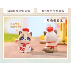 KEEPPLEY K28021 28021 CẢNH ĐƯỜNG PHỐ DỄ THƯƠNG MÈO THAM LAM QUÁN TRÀ SỮA NGẮN MEI bộ đồ chơi xếp lắp ráp ghép mô hình