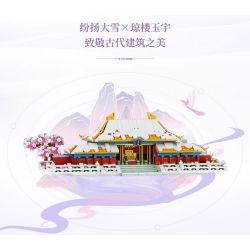 TOP TOY TC1603 1603 TỬ CẤM THÀNH CUNG ĐIỆN HÒA HỢP TỐI THƯỢNG TRONG KHUNG CẢNH TUYẾT RƠI bộ đồ chơi xếp lắp ráp ghép mô hình Architecture Công Trình Kiến Trúc 890 khối