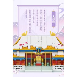 TOP TOY TC1603 1603 TỬ CẤM THÀNH CUNG ĐIỆN HÒA HỢP TỐI THƯỢNG TRONG KHUNG CẢNH TUYẾT RƠI bộ đồ chơi xếp lắp ráp ghép mô hình Architecture Công Trình Kiến Trúc 890 khối