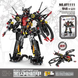 Kazi KY1111 1111 MECHA TIA CHỚP ĐEN bộ đồ chơi xếp lắp ráp ghép mô hình Technic BLACK LIGHTNING MECHA Kỹ Thuật Công Nghệ Cao Mô Hình Phương Tiện 946 khối