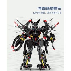 Kazi KY1111 1111 MECHA TIA CHỚP ĐEN bộ đồ chơi xếp lắp ráp ghép mô hình Technic BLACK LIGHTNING MECHA Kỹ Thuật Công Nghệ Cao Mô Hình Phương Tiện 946 khối