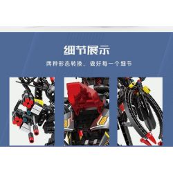 Kazi KY1111 1111 MECHA TIA CHỚP ĐEN bộ đồ chơi xếp lắp ráp ghép mô hình Technic BLACK LIGHTNING MECHA Kỹ Thuật Công Nghệ Cao Mô Hình Phương Tiện 946 khối