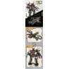 Kazi KY1111 1111 MECHA TIA CHỚP ĐEN bộ đồ chơi xếp lắp ráp ghép mô hình Technic BLACK LIGHTNING MECHA Kỹ Thuật Công Nghệ Cao Mô Hình Phương Tiện 946 khối