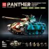 QuanGuan 100252 Quan Guan 100252 XE TĂNG PANTHER bộ đồ chơi xếp lắp ráp ghép mô hình Military Army PANZERKAMPFWAGEN V PANTHER AUSF.G Quân Sự Bộ Đội 2136 khối