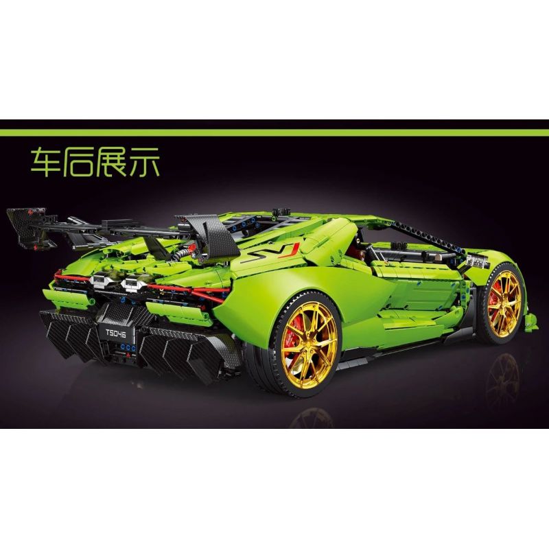 TYGOLL T5046 5046 AVENTADOR SVJ 1:6 tỷ lệ 1:6 bộ đồ chơi xếp lắp ráp ghép mô hình Technic Kỹ Thuật Công Nghệ Cao Mô Hình Phương Tiện 6628 khối