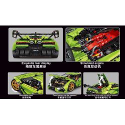 TYGOLL T5046 5046 AVENTADOR SVJ 1:6 tỷ lệ 1:6 bộ đồ chơi xếp lắp ráp ghép mô hình Technic Kỹ Thuật Công Nghệ Cao Mô Hình Phương Tiện 6628 khối