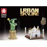 LE YI 67012 4 LOẠI CÔNG TRÌNH VẠN LÝ TRƯỜNG THÀNH TƯỢNG NỮ THẦN TỰ DO CẦU THÁP TAJ MAHAL bộ đồ chơi xếp lắp ráp ghép mô hình Architecture Công Trình Kiến Trúc