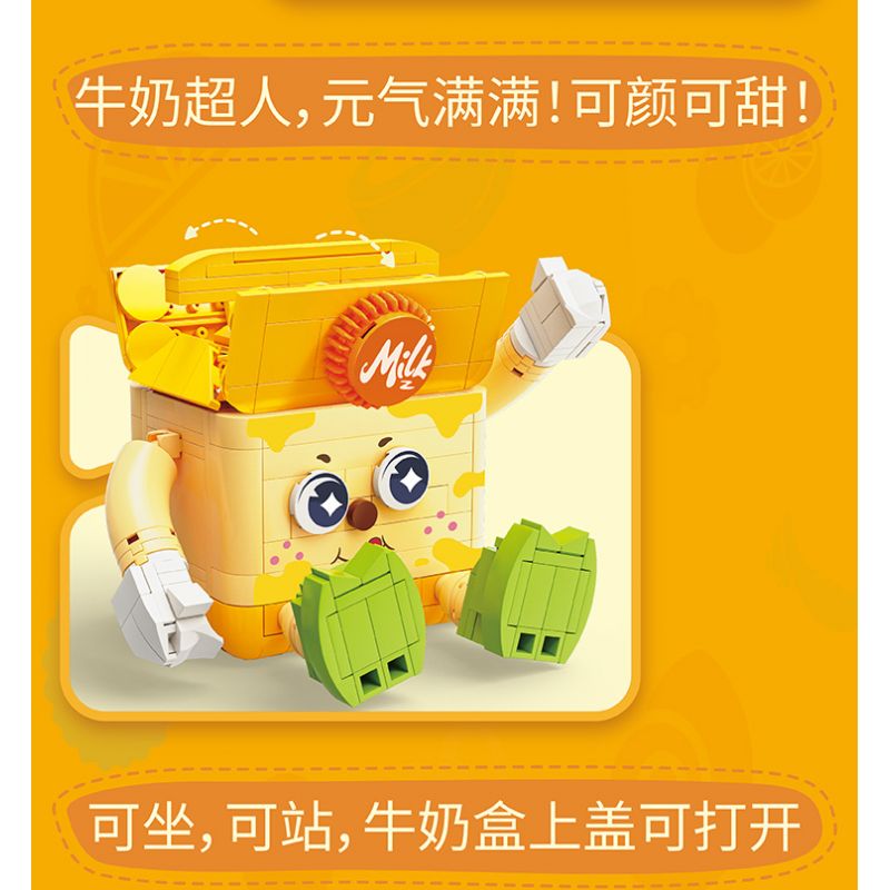 KAIDO 99014 MÓN BÁNH 4 LOẠI CUA TẨM BỘT QUẾ NƯỚC CỐT DỪA ỐC BINGO bộ đồ chơi xếp lắp ráp ghép mô hình FOOD PARTY