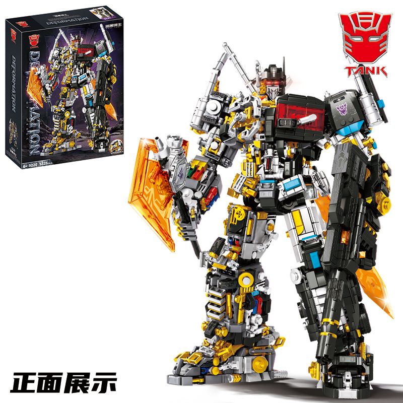 TANK 9220 9221 9222 non Lego OPTIMUS MECHA bộ đồ chơi xếp lắp ráp ghép mô hình Movie & Game DEFORMATION Phim Và Trò Chơi 3226 khối