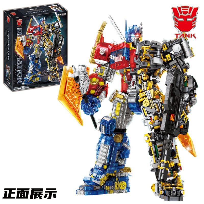 TANK 9220 9221 9222 OPTIMUS MECHA bộ đồ chơi xếp lắp ráp ghép mô hình Movie & Game DEFORMATION Phim Và Trò Chơi 3226 khối