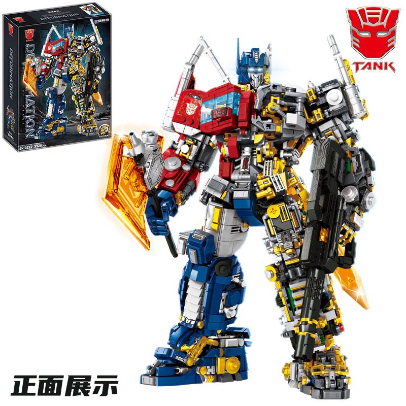 TANK 9220 9221 9222 OPTIMUS MECHA bộ đồ chơi xếp lắp ráp ghép mô hình Movie & Game DEFORMATION Phim Và Trò Chơi 3226 khối