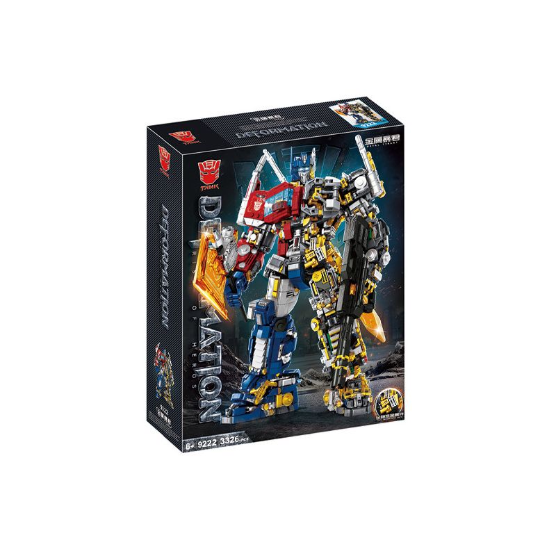 TANK 9220 9221 9222 OPTIMUS MECHA bộ đồ chơi xếp lắp ráp ghép mô hình Movie & Game DEFORMATION Phim Và Trò Chơi 3226 khối