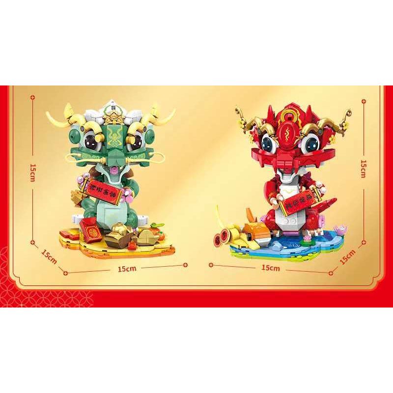 KEEPPLEY K19910 19910 SONG DŨNG TIÊN THỤY bộ đồ chơi xếp lắp ráp ghép mô hình Creator Sáng Tạo 890 khối