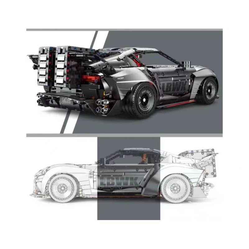 SMALL ANGLE JD019 XE THỂ THAO tỷ lệ 1:8 bộ đồ chơi xếp lắp ráp ghép mô hình Technic TOYOTA SUPRA Kỹ Thuật Công Nghệ Cao Mô Hình Phương Tiện 4399 khối
