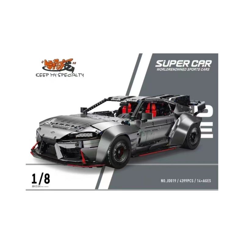 SMALL ANGLE JD019 XE THỂ THAO tỷ lệ 1:8 bộ đồ chơi xếp lắp ráp ghép mô hình Technic TOYOTA SUPRA Kỹ Thuật Công Nghệ Cao Mô Hình Phương Tiện 4399 khối