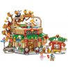 LOZ 1955 NHÀ HÀNG VỊT QUAY TẾT bộ đồ chơi xếp lắp ráp ghép mô hình Creator Sáng Tạo 1416 khối