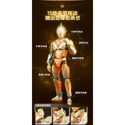 QMAN ENLIGHTEN KEEPPLEY 75024 ULTRAMAN TELIGA TỎA SÁNG VĨNH CỬU bộ đồ chơi xếp lắp ráp ghép mô hình Movie & Game Phim Và Trò Chơi