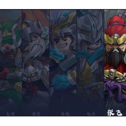 DATABASE 11723 11772 TAM QUỐC NGŨ HỔ TRƯƠNG PHI bộ đồ chơi xếp lắp ráp ghép mô hình Three Kingdoms Tam Quốc Diễn Nghĩa