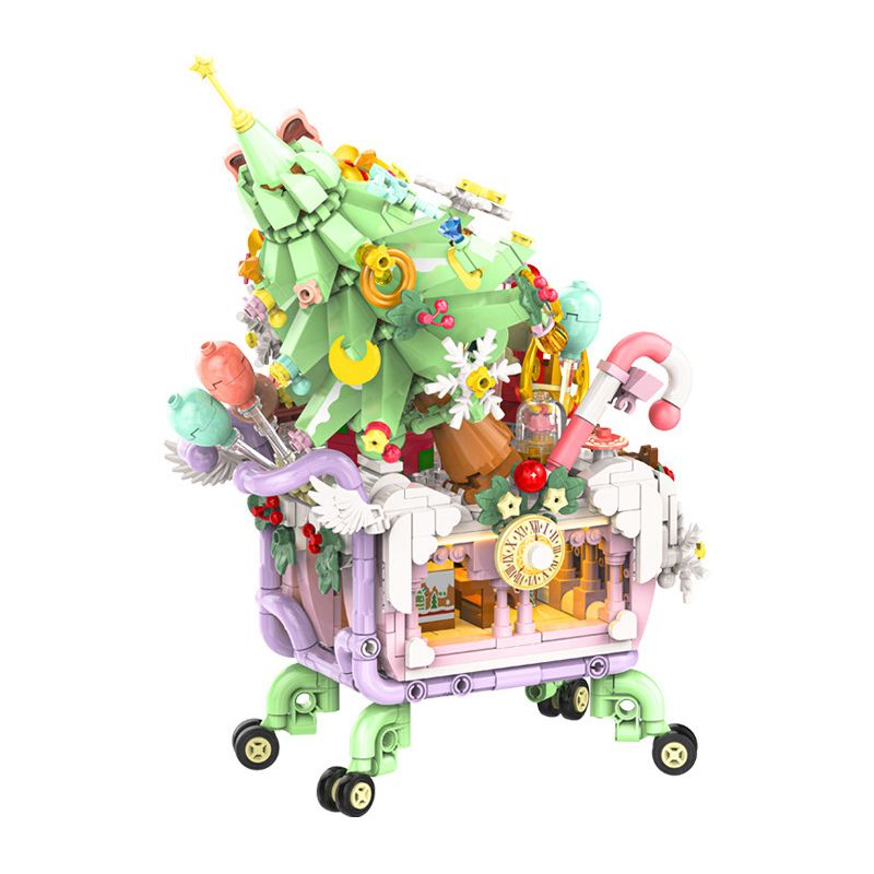 INBRIXX 601014 QUÀ TẶNG ĐÊM GIÁNG SINH MUA SẮM bộ đồ chơi xếp lắp ráp ghép mô hình Creator CHRISTMAS SHOPPING SPREE Sáng Tạo 755 khối