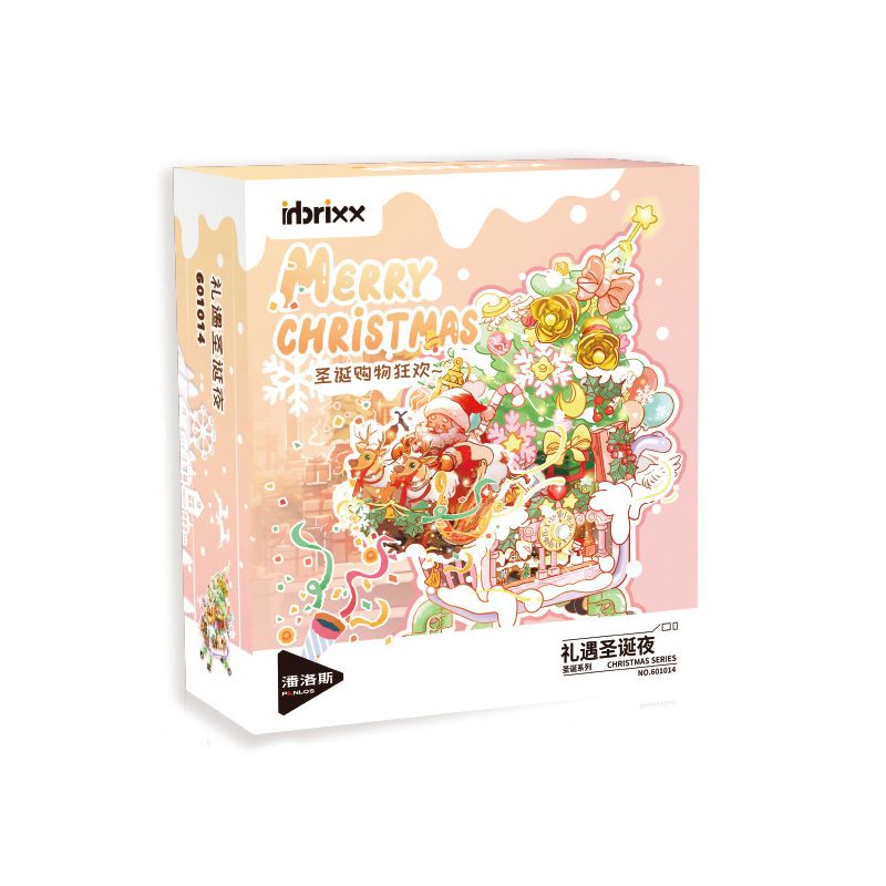 INBRIXX 601014 QUÀ TẶNG ĐÊM GIÁNG SINH MUA SẮM bộ đồ chơi xếp lắp ráp ghép mô hình Creator CHRISTMAS SHOPPING SPREE Sáng Tạo 755 khối