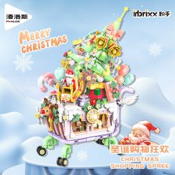 INBRIXX 601014 QUÀ TẶNG ĐÊM GIÁNG SINH MUA SẮM bộ đồ chơi xếp lắp ráp ghép mô hình Creator CHRISTMAS SHOPPING SPREE Sáng Tạo 755 khối