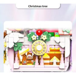 INBRIXX 601014 QUÀ TẶNG ĐÊM GIÁNG SINH MUA SẮM bộ đồ chơi xếp lắp ráp ghép mô hình Creator CHRISTMAS SHOPPING SPREE Sáng Tạo 755 khối
