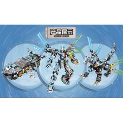 LWCK 60115 3 ÁO GIÁP CƠ KHÍ BIẾN HÌNH bộ đồ chơi xếp lắp ráp ghép mô hình 730 khối