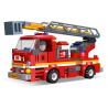 JIESTAR 52036 THÀNH PHỐ TOÀN CẦU XE CỨU HỎA TRÊN CAO bộ đồ chơi xếp lắp ráp ghép mô hình City AERIAL PLATFORM FIRE ENGINE 255 khối