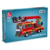 JIESTAR 52034 THÀNH PHỐ TOÀN CẦU XE THANG KÍNH THIÊN VĂN bộ đồ chơi xếp lắp ráp ghép mô hình City TELESCOPIC LADDER CAR 273 khối
