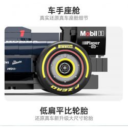 RASTAR 92500 XE CÔNG THỨC RED BULL F1 RB19 tỷ lệ 1:24 bộ đồ chơi xếp lắp ráp ghép mô hình Speed Champions Racing Cars RB19 F1 Đua Xe Công Thức 333 khối