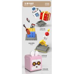 MOYU BLOCK MY97115 97115 KHỐI RUBIK TIẾN SĨ THỎ bộ đồ chơi xếp lắp ráp ghép mô hình Gear Đồ Lắp Ghép 642 khối