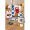 MOYU BLOCK MY97116 97116 KHỐI RUBIK SỰ THỨC TỈNH CỦA CHÚ SƯ TỬ MAY MẮN bộ đồ chơi xếp lắp ráp ghép mô hình Gear Đồ Lắp Ghép 803 khối
