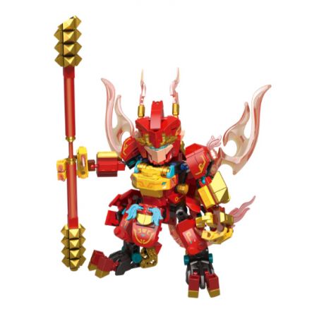 ZHEGAO GZ2002 2002 MECHA TRUNG QUỐC VUA KHỈ bộ đồ chơi xếp lắp ráp ghép mô hình 375 khối