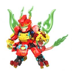 ZHEGAO GZ2002 2002 MECHA TRUNG QUỐC VUA KHỈ bộ đồ chơi xếp lắp ráp ghép mô hình 375 khối