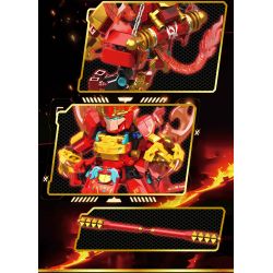 ZHEGAO GZ2002 2002 MECHA TRUNG QUỐC VUA KHỈ bộ đồ chơi xếp lắp ráp ghép mô hình 375 khối