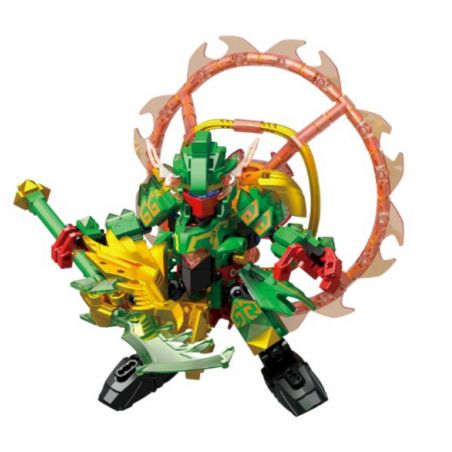 ZHEGAO GZ2003 2003 CƠ GIÁP QUỐC PHONG QUAN VŨ TỬ VÂN XƯƠNG bộ đồ chơi xếp lắp ráp ghép mô hình 347 khối