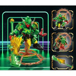 ZHEGAO GZ2003 2003 CƠ GIÁP QUỐC PHONG QUAN VŨ TỬ VÂN XƯƠNG bộ đồ chơi xếp lắp ráp ghép mô hình 347 khối