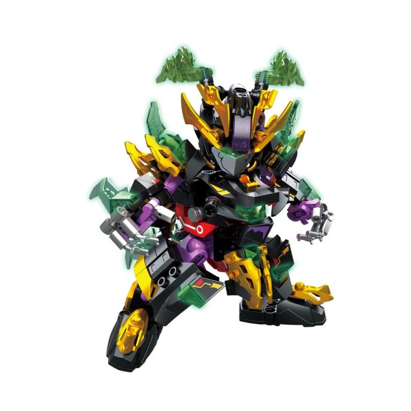 ZHEGAO GZ2004 2004 MECHA TRUNG QUỐC LU BU TÊN LỊCH SỰ FENGXIAN bộ đồ chơi xếp lắp ráp ghép mô hình 381 khối