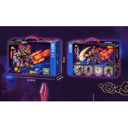 ZHEGAO GZ2004 2004 MECHA TRUNG QUỐC LU BU TÊN LỊCH SỰ FENGXIAN bộ đồ chơi xếp lắp ráp ghép mô hình 381 khối