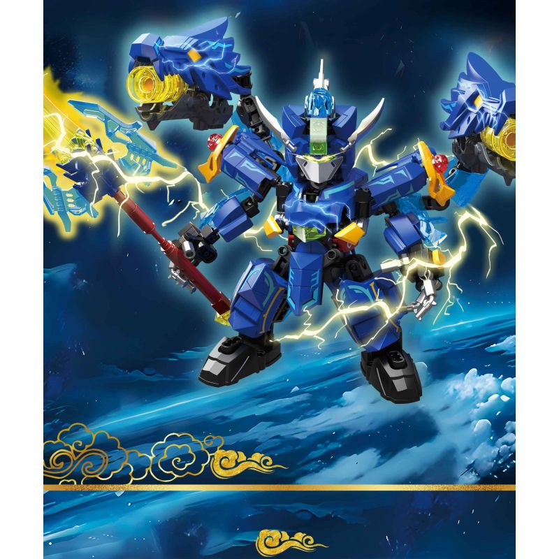 ZHEGAO GZ2005 2005 CƠ KHÍ PHONG CÁCH QUỐC GIA TRIỆU VÂN TỬ LONG bộ đồ chơi xếp lắp ráp ghép mô hình 352 khối