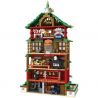 WE GAME COMING 66032 SPIRITED AWAY OIL HOUSE KHU NGHỈ DƯỠNG SUỐI NƯỚC NÓNG YUBABA bộ đồ chơi xếp lắp ráp ghép mô hình Movie & Game MYSTERIOUS TOWN Phim Và Trò Chơi 1868 khối