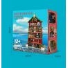 WE GAME COMING 66032 SPIRITED AWAY OIL HOUSE KHU NGHỈ DƯỠNG SUỐI NƯỚC NÓNG YUBABA bộ đồ chơi xếp lắp ráp ghép mô hình Movie & Game MYSTERIOUS TOWN Phim Và Trò Chơi 1868 khối
