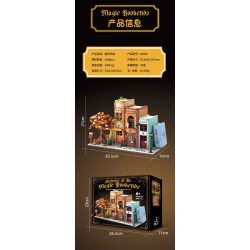 WE GAME COMING 66009 CUỐN SÁCH MA THUẬT bộ đồ chơi xếp lắp ráp ghép mô hình MAGIC BOOKENDS 1488 khối