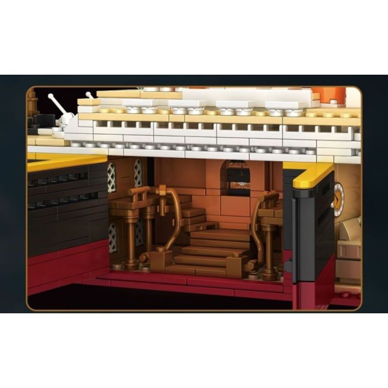 WE GAME COMING 66010 WELLEADZ 6108 TITANIC VÀ TẢNG BĂNG TRÔI bộ đồ chơi xếp lắp ráp ghép mô hình 2288 khối