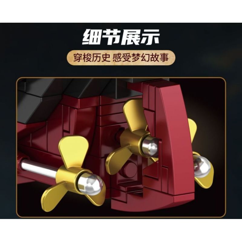 WE GAME COMING 66010 WELLEADZ 6108 TITANIC VÀ TẢNG BĂNG TRÔI bộ đồ chơi xếp lắp ráp ghép mô hình 2288 khối